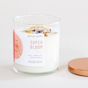NWT Native Poppy Super Bloom Candle